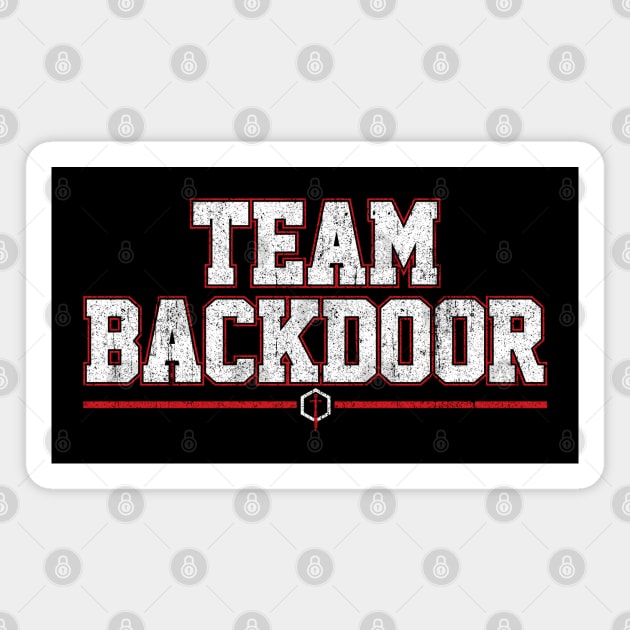 Team Backdoor Magnet by huckblade